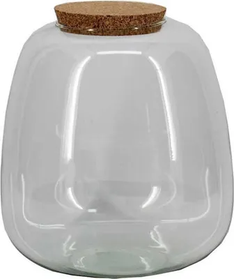 Produktbild von Terrariumflasche mit Korken - Modell: Emma Mini - ↑ 20 cm - Ø 19 cm