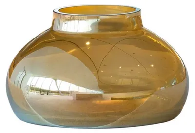 Immagine prodotto di Leonardo Vase POESIA, Dekovase, Glasvase, Kalk-Natron Glas, Gold, 9.3 cm, 018649