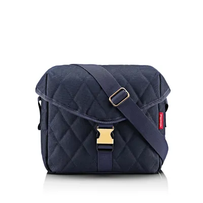 Produktbild von reisenthel saddle bag M, Umhängetasche, Satteltasche-Stil, Rhombus Midnight Gold, 3.5 L, EL4110
