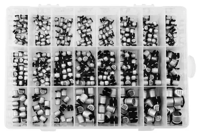 400 Stück Elektrolytkondensatoren 1–1000 µF, 24 Werte, Sortiment