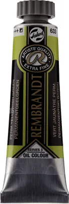Produktbild von Rembrandt Ölfarbe Tube 15 ml Permanentgelbgrün 633