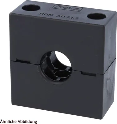 Image de FLEXA FMSH Support de tuyau massif pour tuyau d'un diamètre extérieur de 34,5 mm pour tuyau ondulé AD 34,5 mm - 1 pièce