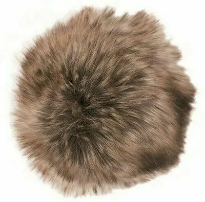 Produktbild von Pompon Kunstfell braun-zimt
