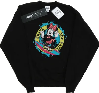 Produktbild von Disney - "Brave The Wave" Sweatshirt für Damen BI27497 (L) (Schwarz)