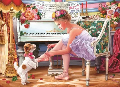 Immagine prodotto di Puzzle ANATOLIANI Ballerina e il suo cucciolo 1000 pezzi