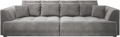 Produktbild von DOMO-HOME Big Sofa TIGA mit Elektrisch Ausziehbaren Sitzflächen 302x136cm| Stilvolle und  | Moderne Design für Ihr Wohnzimmer | Komfortable Schlafcouch | Farbe grau | RIVIERA