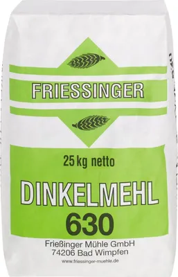 Produktbild von BIELMEIER Dinkelmehl T630 25kg Friessinger