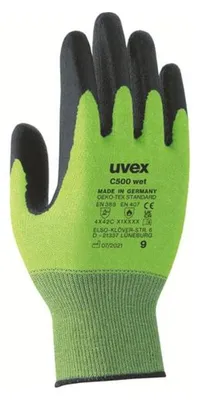 Produktbild von Uvex C500, Schwarz, Grün, Erwachsener, Erwachsener, Unisex, 1 Stück(e), Polyethylen, Viskose, Polyamid, Fiberglas