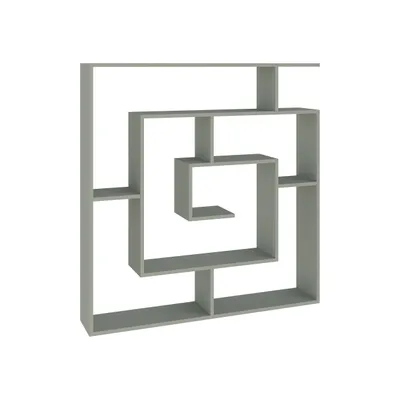 Produktbild von DECORTIE Labirent Modernes Bücherregal Raumteiler Eschgrün, 125 x 22 x 129 cm