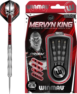 Produktbild von Winmau Mervyn King Steeldart Silver Colour 1071 22 g, 24 g und 26 g