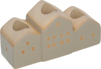 Zdjęcie produktu dla Świecznik Hauses 13x5x7cm beige