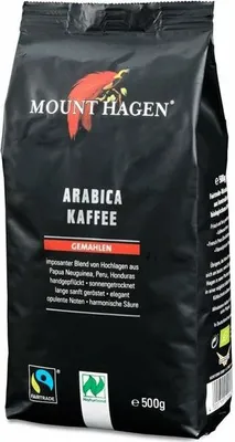 Produktbild von Mount Hagen Bio Röstkaffee gemahlen 12x500 g