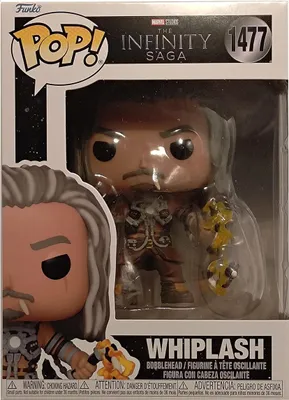 Zdjęcie produktu dla Funko Pop! Figurka winylowa Whiplash z serii Infinity Saga, figurka kolekcjonerska, figurka filmowa, figurka postaci, nr 1477