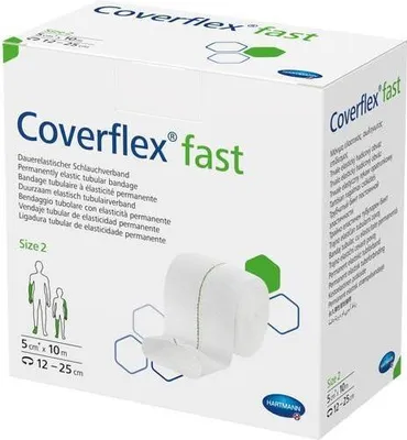 Image de Pansement tubulaire Coverflex fast taille 2 5 cmx10 m blanc 1 pc