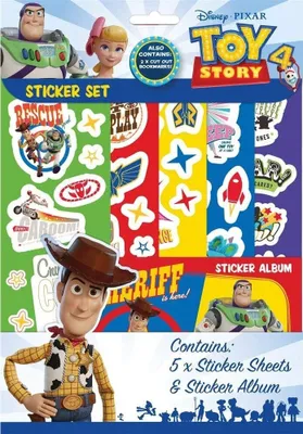 Produktbild von Toy Story 4 - Aufkleber Set SG35374 (Einheitsgröße) (Bunt)