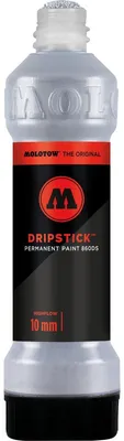 Produktbild von Dripstick Permanent Paint 860DS 70ml, chrom, Squeeze Bottle Packung mit 6 Stück