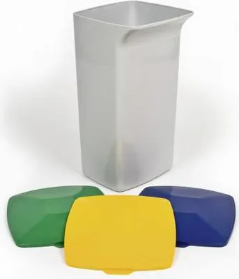 Immagine prodotto di Durable 1800798010 Cestino per rifiuti Bidone con coperchio