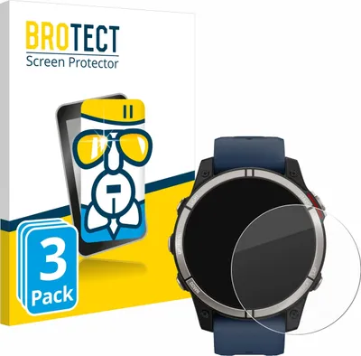 Produktbild von 3x BROTECT Schutzglas für Garmin quatix 7 Schutzfolie Panzer Folie Glas Display Schutz klar