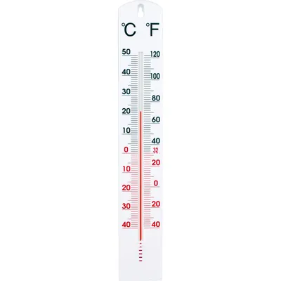Produktbild von Kunststoff-Wandthermometer universal weiß