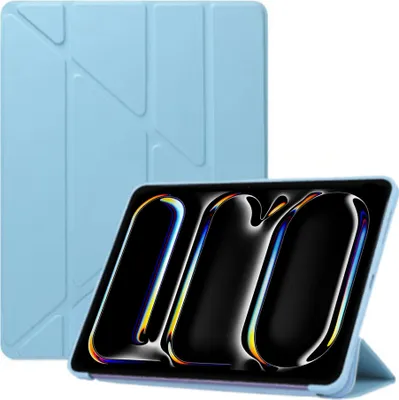 Image de Étui Trifold pour iPad Pro 13 Gen. 5 2024 (Bleu)