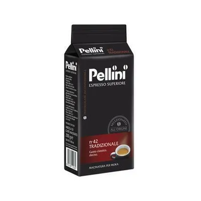 A product shot of a Pellini coffee package.