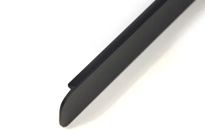 Produktbild von IHC Endleiste Winkelleiste Seiteleiste Arbeitsplatte Leiste Küche Schwarz 28mm Aluminium ohne Schraubenlöcher Rechts
