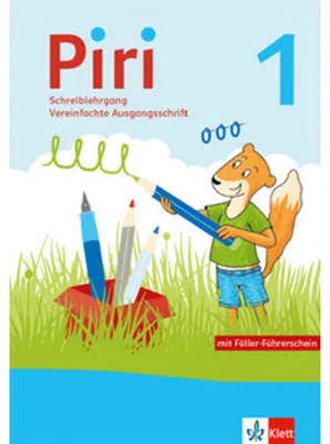 Obrázek produktu pro Piri 1. Schreiblehrgang in Vereinfachter Ausgangsschrift Klasse 1