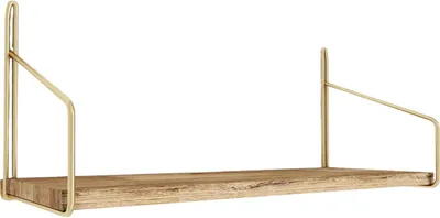 Image de Sepat - Étagère, 45x16x16h cm or, une étagère