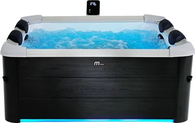 Produktbild von XXL Premium MSPA LED Whirlpool Outdoor Pool 160x160x65cm UVC OSLO 2024+APP+OZON
