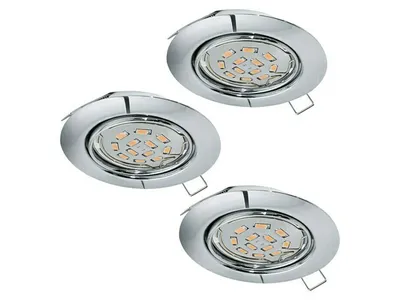 Produktbild von EGLO Peneto, Einbaustrahler, Nicht austauschbare(s) Leuchtmittel, LED, 5 W, 3000 K, Chrom