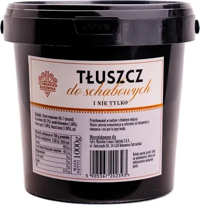 Produktbild von Fett zum Braten von Schweinekoteletts 1 kg- Schronisko Bukowina