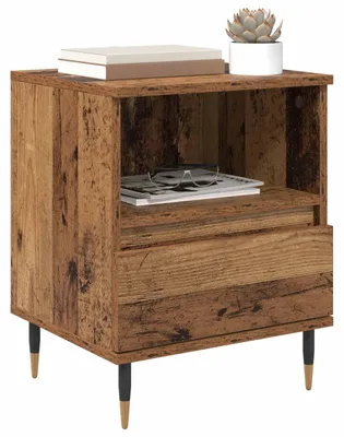 Obrázok produktu pre vidaXL Nočný stolík so zásuvkami z regenerovaného dreva 40 x 35 x 50 cm materiál na báze dreva