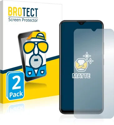 Produktbild von 2x BROTECT Schutzfolie für Xiaomi Redmi Note 8T Displayschutz Displayschutzfolie Folie Matt Entspiegelungsfolie
