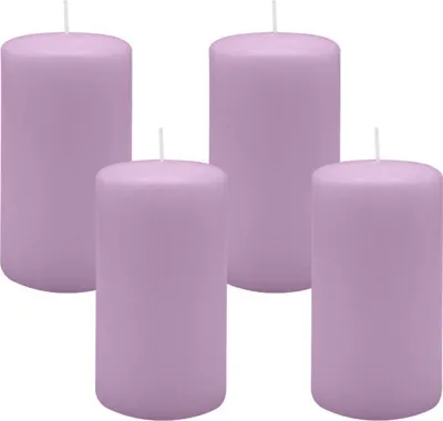Produktbild von 4er Set Adventskranzkerzen Mittelflieder Ø 70 x 130 mm