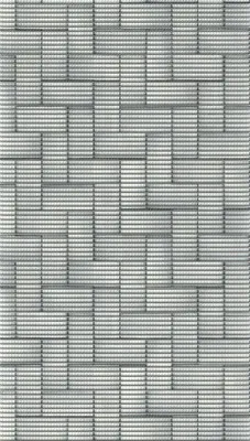Obrázek produktu pro Pěnová podlahová rohož protiskluzová Stříbrné dlaždice 65x180 cm