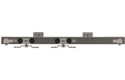 Obrázek produktu pro Sada pro posuvné dveře s hliníkovou kolejnicí – délka 155 cm, šířka dveří 71–90 cm, nosnost 80 kg