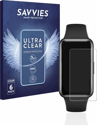 Produktbild von 6x Für Huawei Band 7 Schutzfolie Savvies Displayschutz Display Schutz Folie Klar Transparent