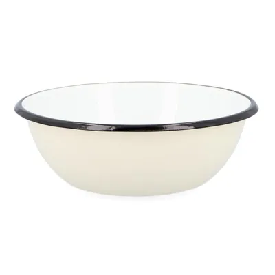 Obrázek produktu pro AGD Olkusz | Smaltovaná mísa 24 cm - Krémová - 2,5 l - Robustní kvalita - Skandinávský design