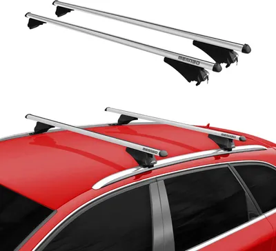 Immagine prodotto di Menabo portapacchi di base per VW Caddy 2021-2025 alluminio argento 2 pz