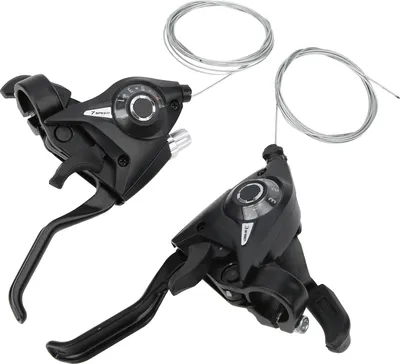 Immagine prodotto di 1Pair 3x7 21 velocità bicicletta combinazione di freno e leva del cambio con cavo del cambio