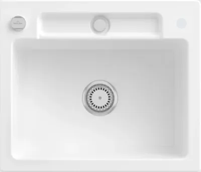 Produktbild von Villeroy & Boch Keramikspüle 334602R1, Siluet 60 S Einbauspüle - inkl.