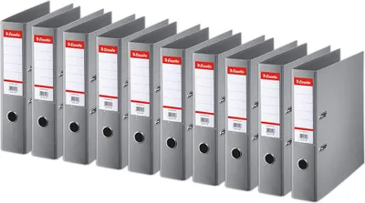 Productafbeelding van Esselte 320310, A4, Ordner, Polypropyleen (PP), Karton, Grijs, 550 vel, 7,5 cm