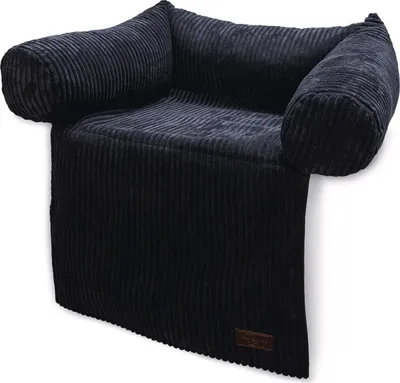 Produktbild von Designed by Lotte Couchkissen Ribbed Hundekissen anthrazit 50 x 45 cm