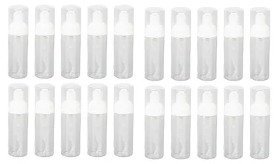 Zdjęcie produktu dla 20 sztuk 50 ml butelka z pompką zapobiega wyciekaniu, przezroczysty dozownik podróżny