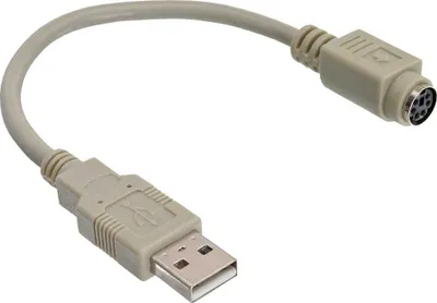 Immagine prodotto di InLine® Adattatore USB A maschio / PS/2 Mini Din 6pin femmina, cavo 0,2m