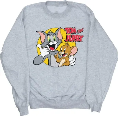 Produktbild von Tom And Jerry - "Thumbs Up" Sweatshirt für Herren BI47069 (L) (Grau)