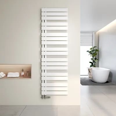 Obrázek produktu pro Heilmetz koupelnový radiátor Sušák na ručníky Designový radiátor s připojením Vlevo nebo vpravo Středové připojení Boční připojení Bílá 166,2x50cm 809w Bez topného tělesa