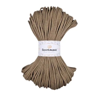 Produktbild von Baumwollkordel mit einem Kern 3mm 100m, Makrameegarn, Makrameekordel, Häkelkordel, Makrameekordel, Naturgarn, 3mm Kordel, geflochtene Baumwollkordel