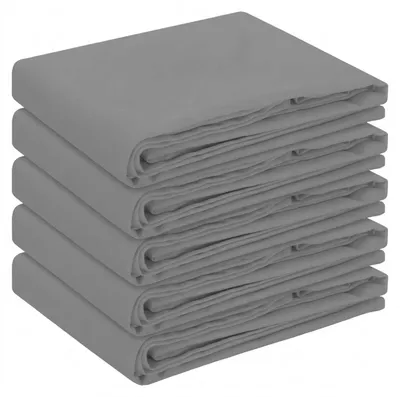 Produktbild von Tischdecke 5 stk. Rechteckig Hellgrau 140 x 140 cm Polyester