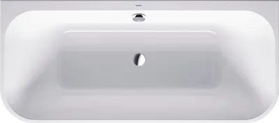 Produktbild von Duravit Badewanne HAPPY D.2 Vorwand, 2 Rückenschrägen 1800 x 800 mm weiß